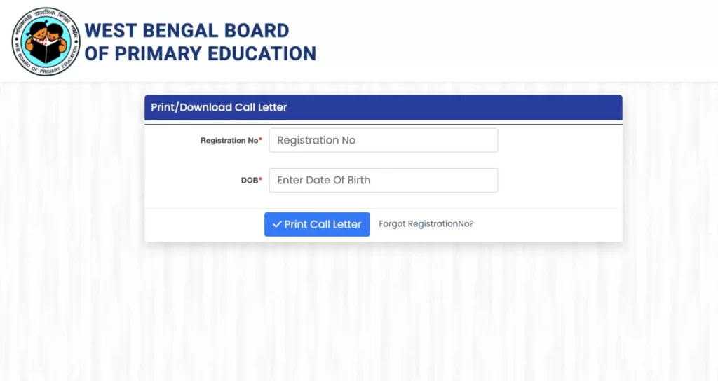 WBTET Admit Card Download